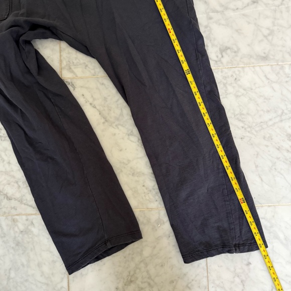 Final Touch 100% Cotton Maternity Romper, Charcoal Gray Overalls Jumpsuit - Picture 7 of 10